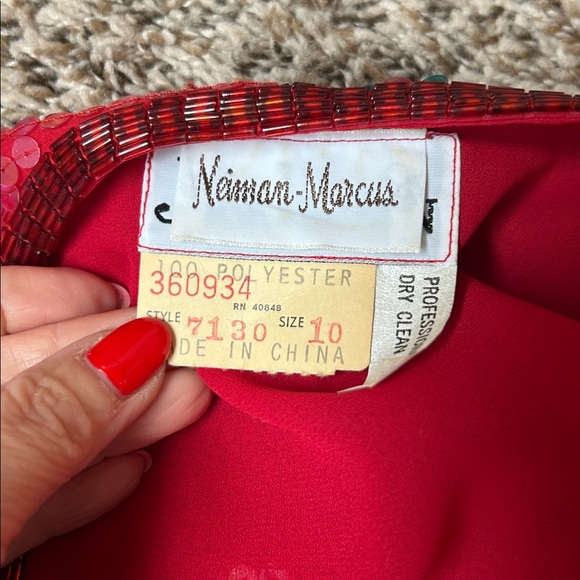 Vtg Vintage 1970s 1980s Designer Jack Bryan Flyaway Floral Sequin Jacket - Picture 8 of 9